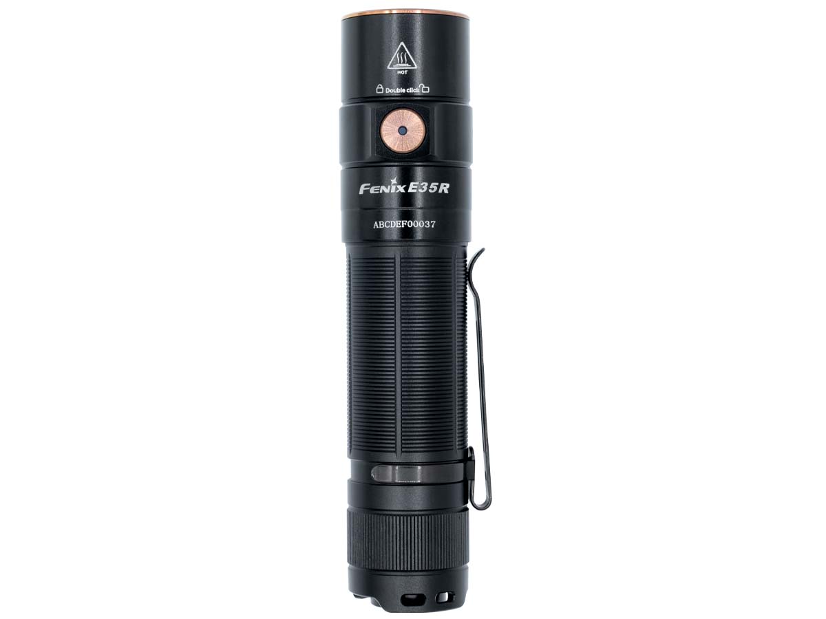 Fenix E35R Rechargeable EDC Flashlight side