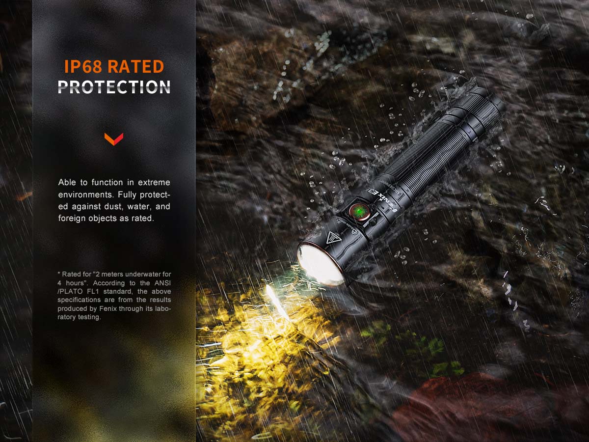 fenix flashlight e35r Fenix E35R Rechargeable Flashlight
