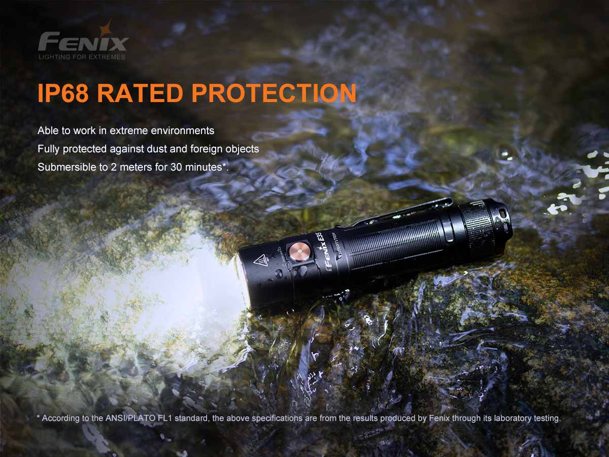 fenix e35 v3.0 edc flashlight - 3000 lumens Fenix E35 V3.0 Flashlight - DISCONTINUED