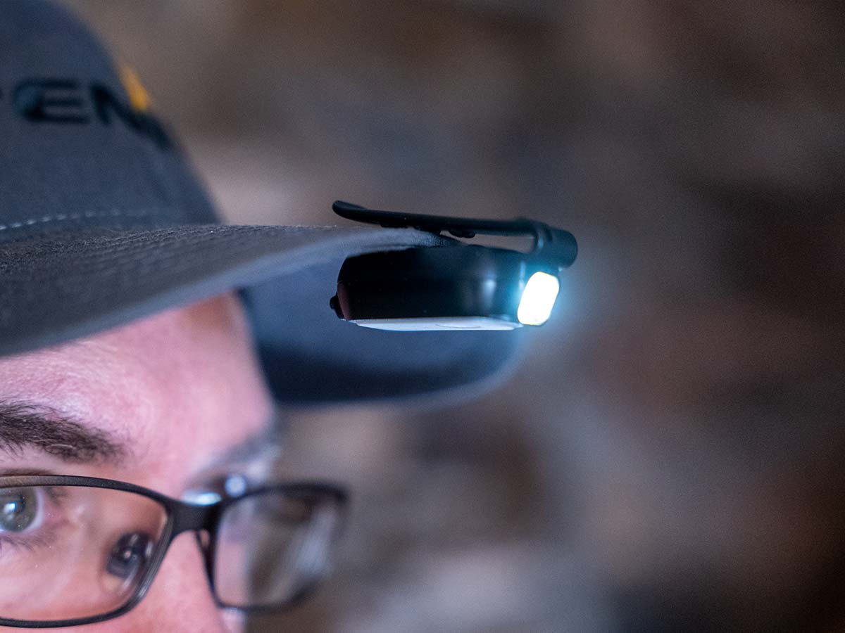 fenix e lite mini flashlight hat clip