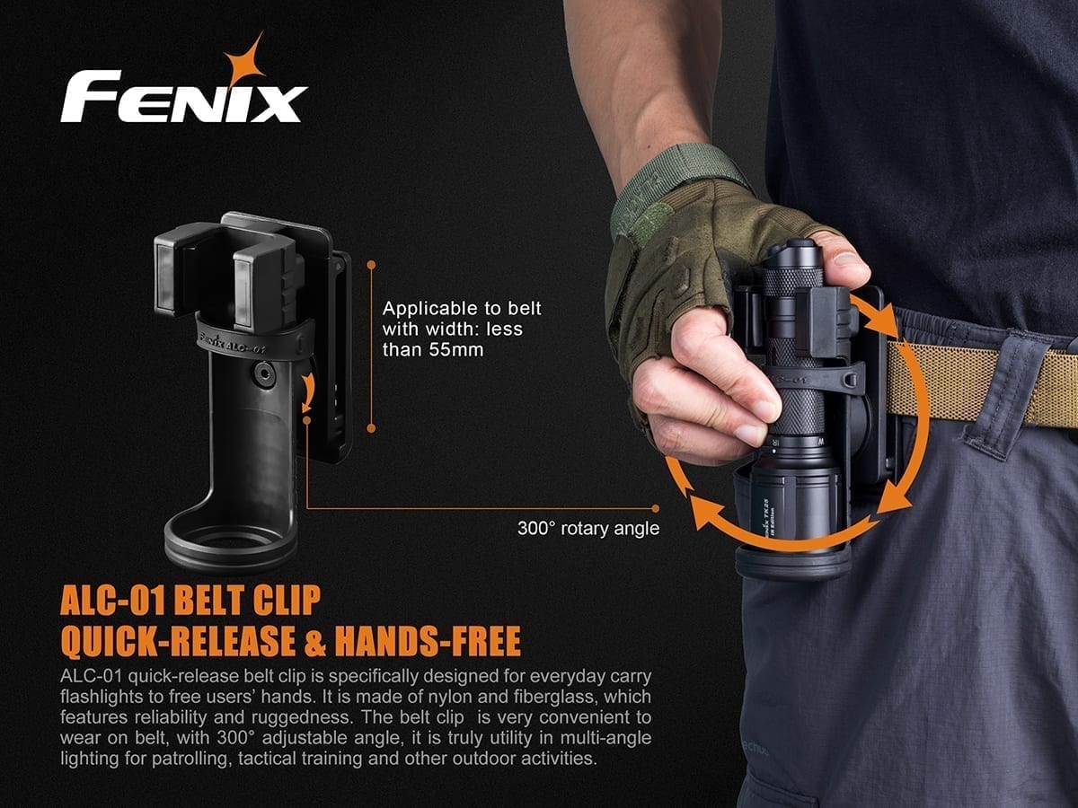 fenix flashlight clips Fenix ALC-01 Quick-Release Belt Clip