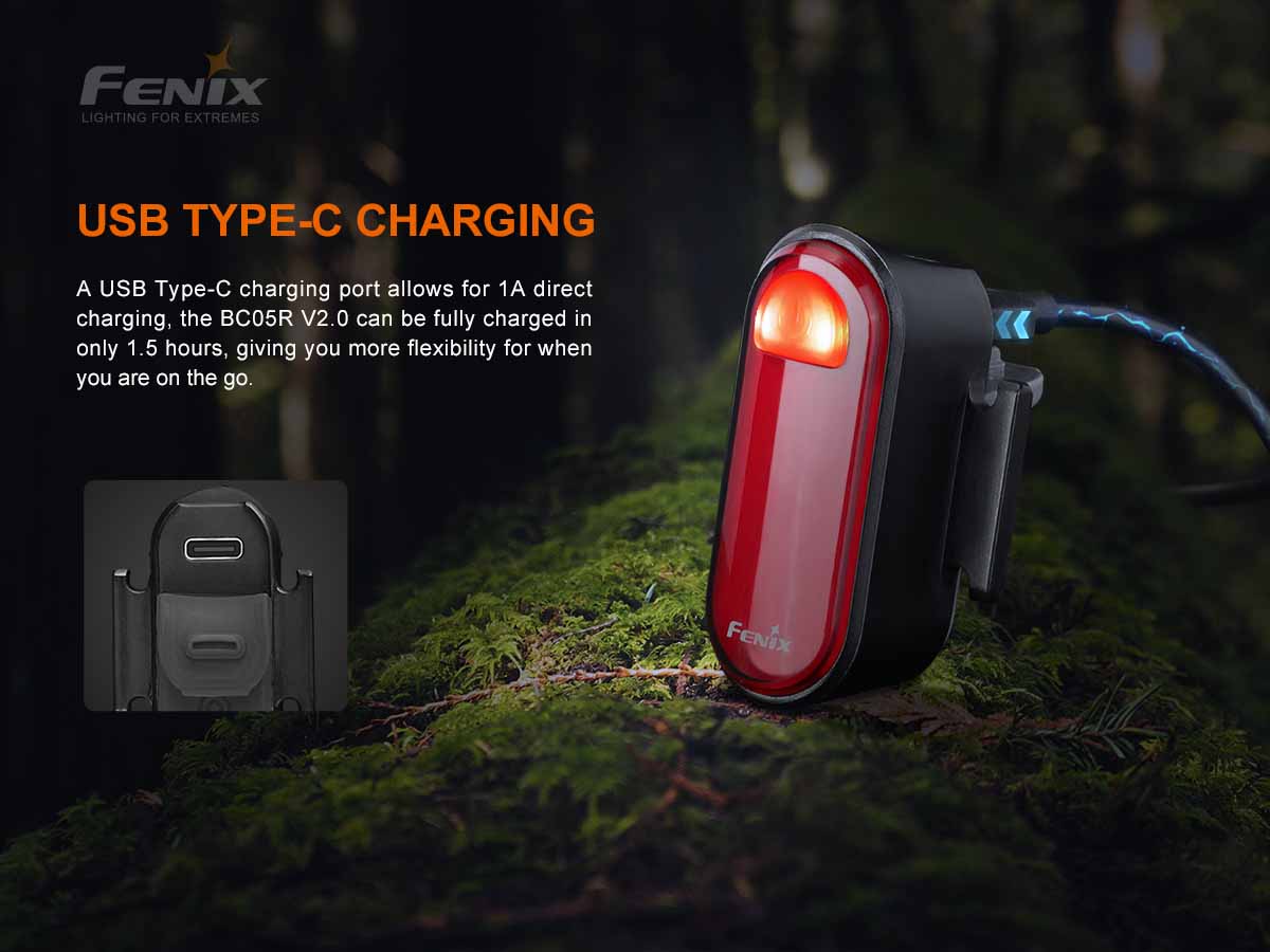 Fenix BC05RV2 Bike Taillight rechargeable