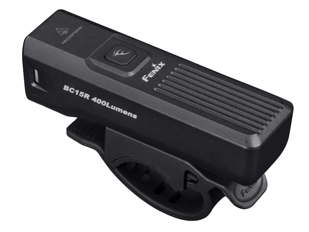 fenix bc15r rechargeable bike light back view