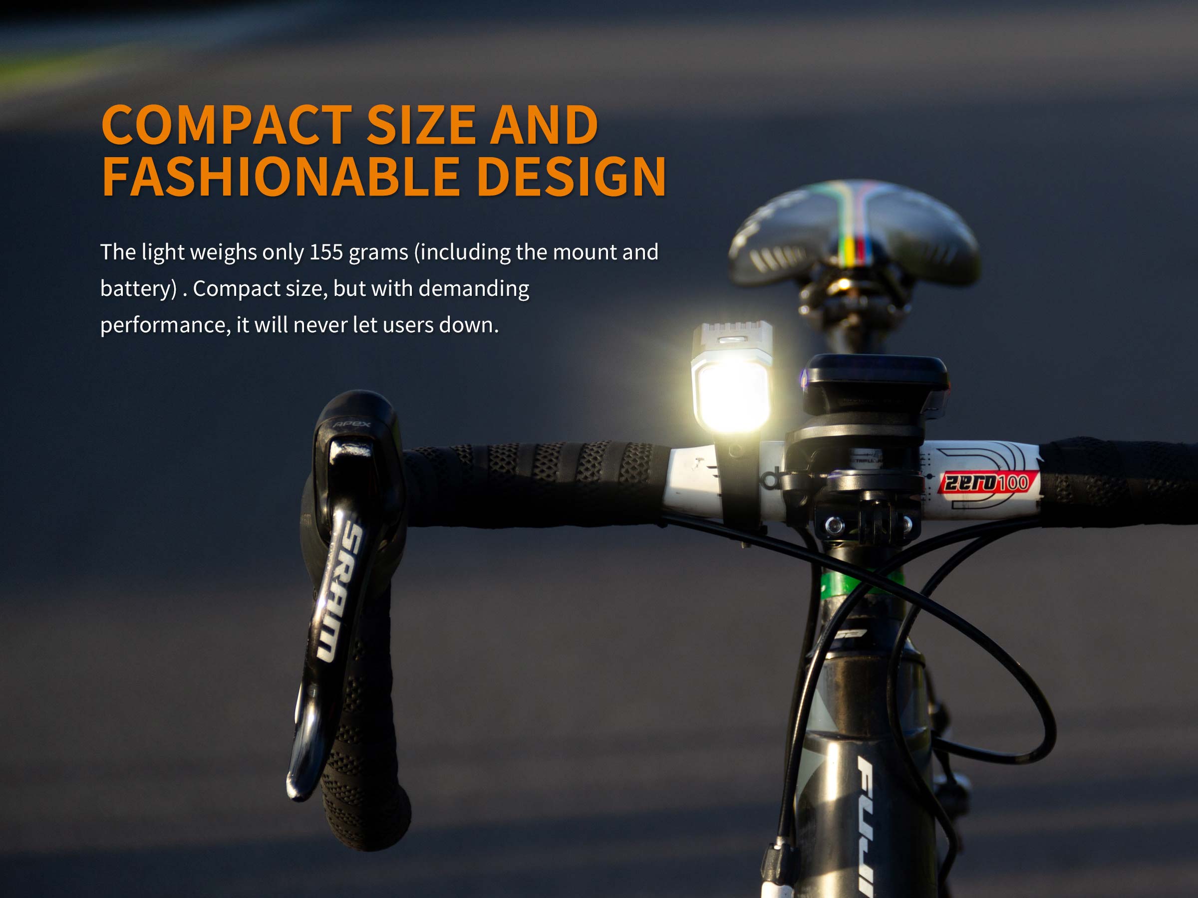 fenix bike flashlight mount Fenix BC25R LED Bike Light