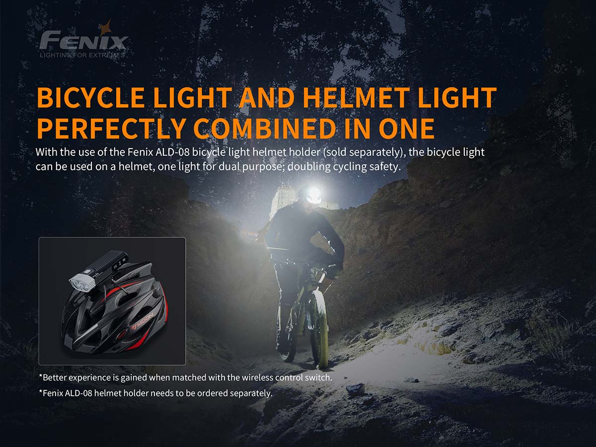 Fenix BC30v2.0 bike light helmet
