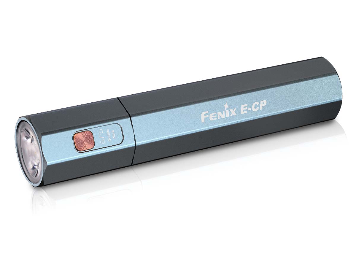 fenix e-cp rechargeable power bank flashlight blue