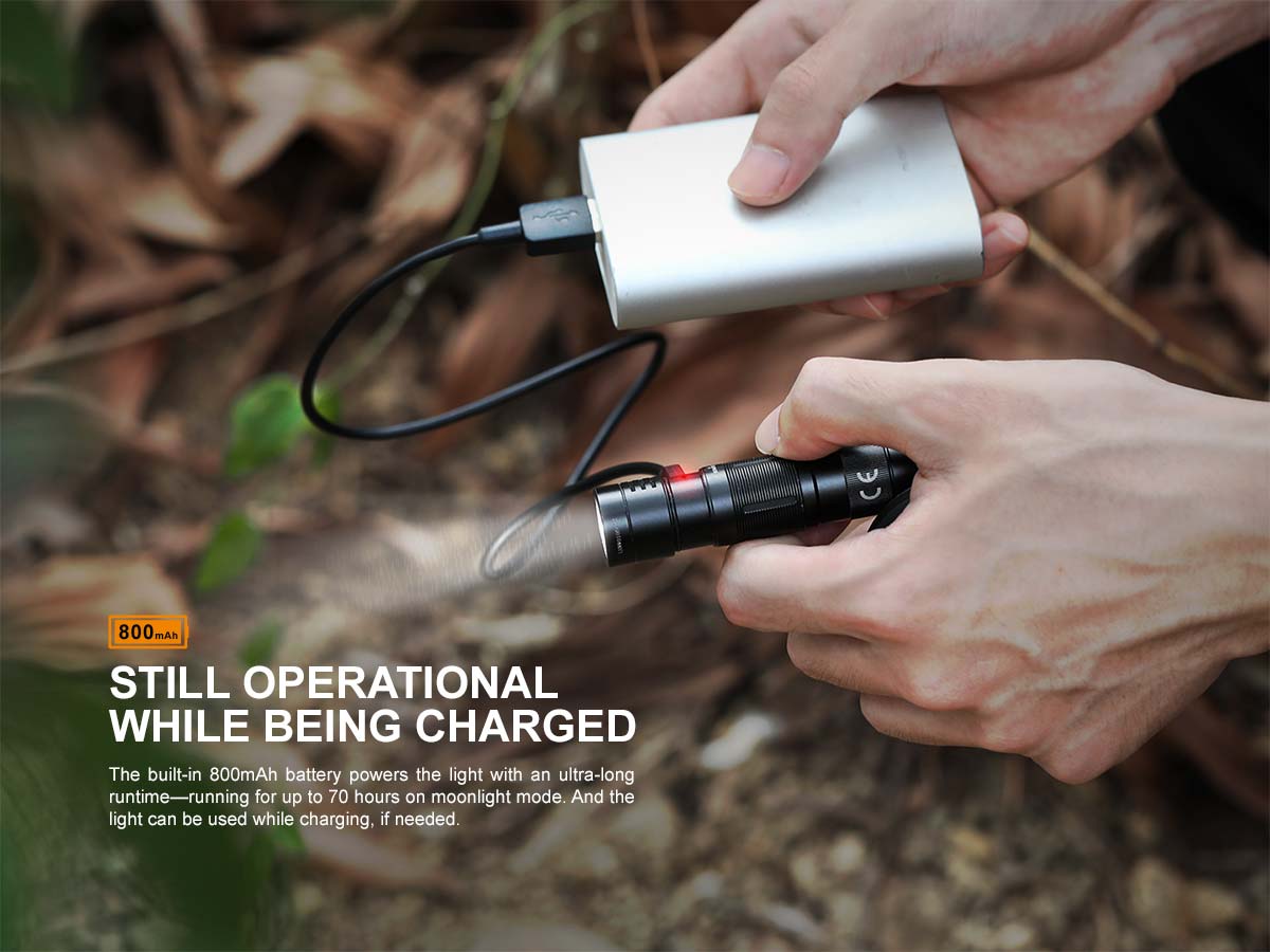 fenix e09r rechargeable edc flashlight Fenix E09R Rechargeable EDC Flashlight 600 Lumen