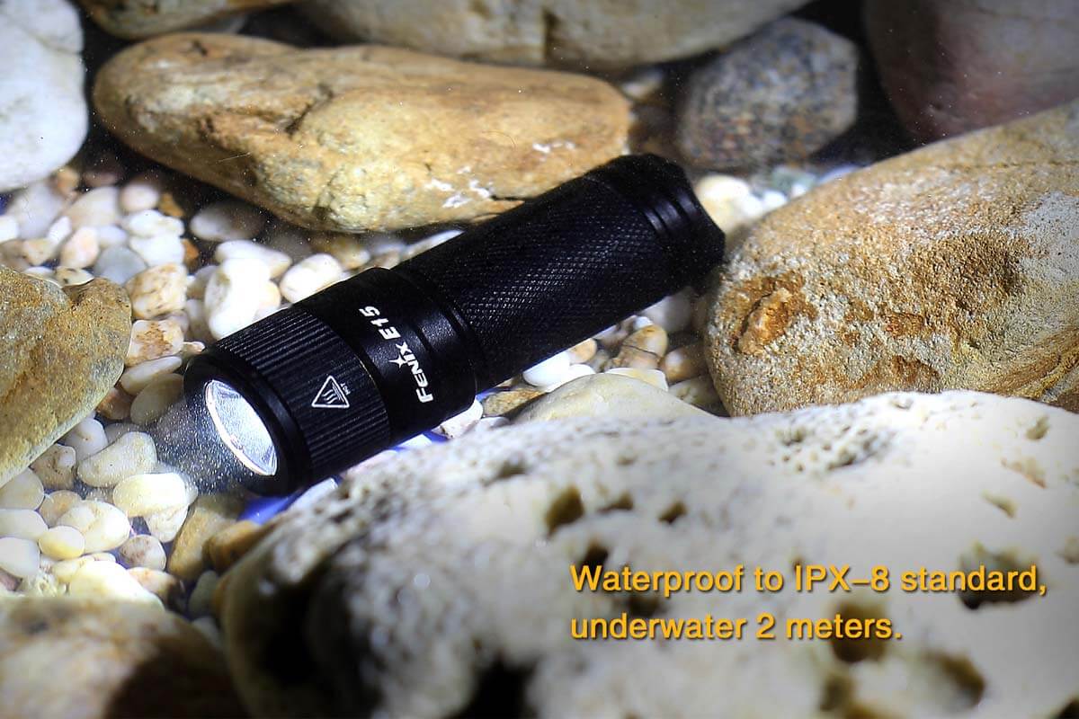 fenix e15 led flashlight waterproof