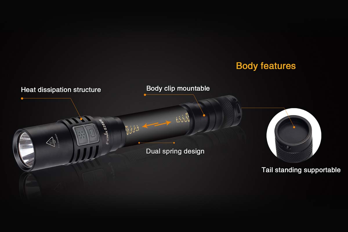 e25ue fenix flashlight Fenix E25UE Flashlight, Ultra-Bright AA Batteries, Cree XP-L V5 LED