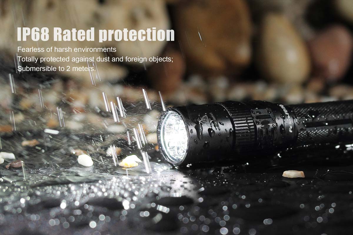 fenix fd20 focus flashlight waterproof dust proof