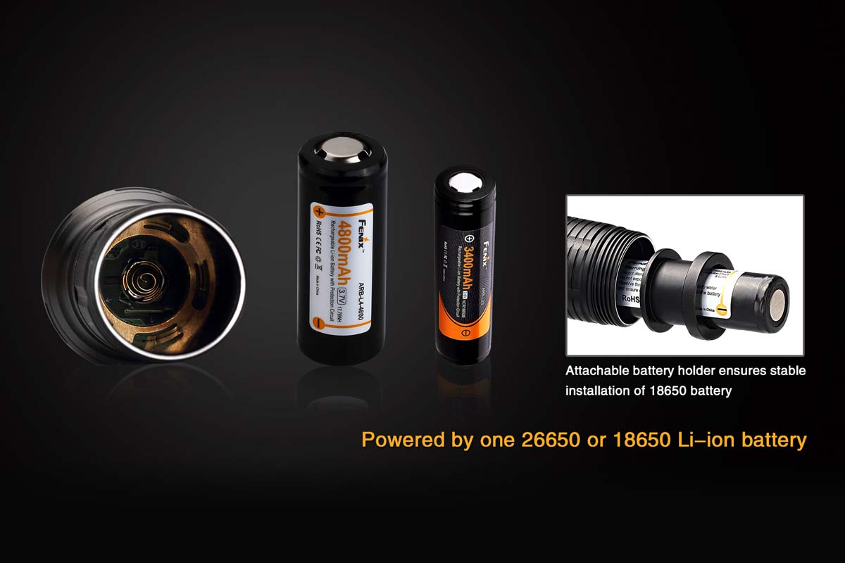 fd40 fenix flashlight batteries