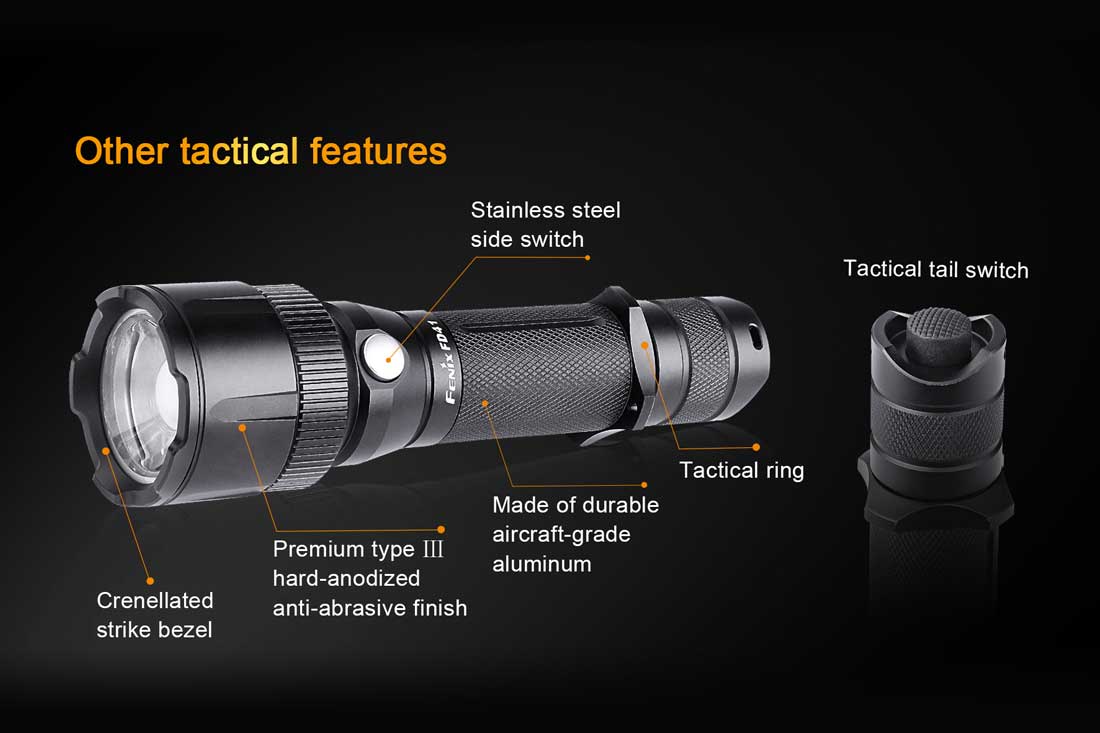 fenix fd41 flashlight features