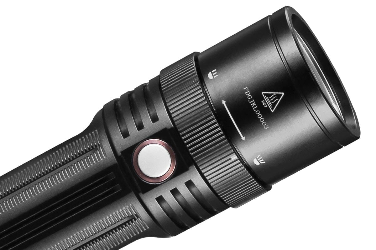fenix fd45 focus flashlight switch twist head