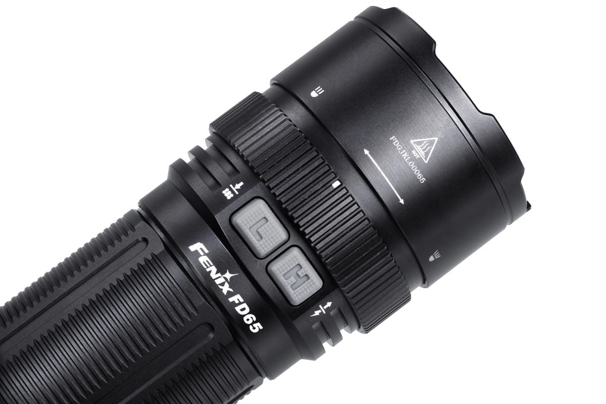 fenix fd65 focus flashlight switches