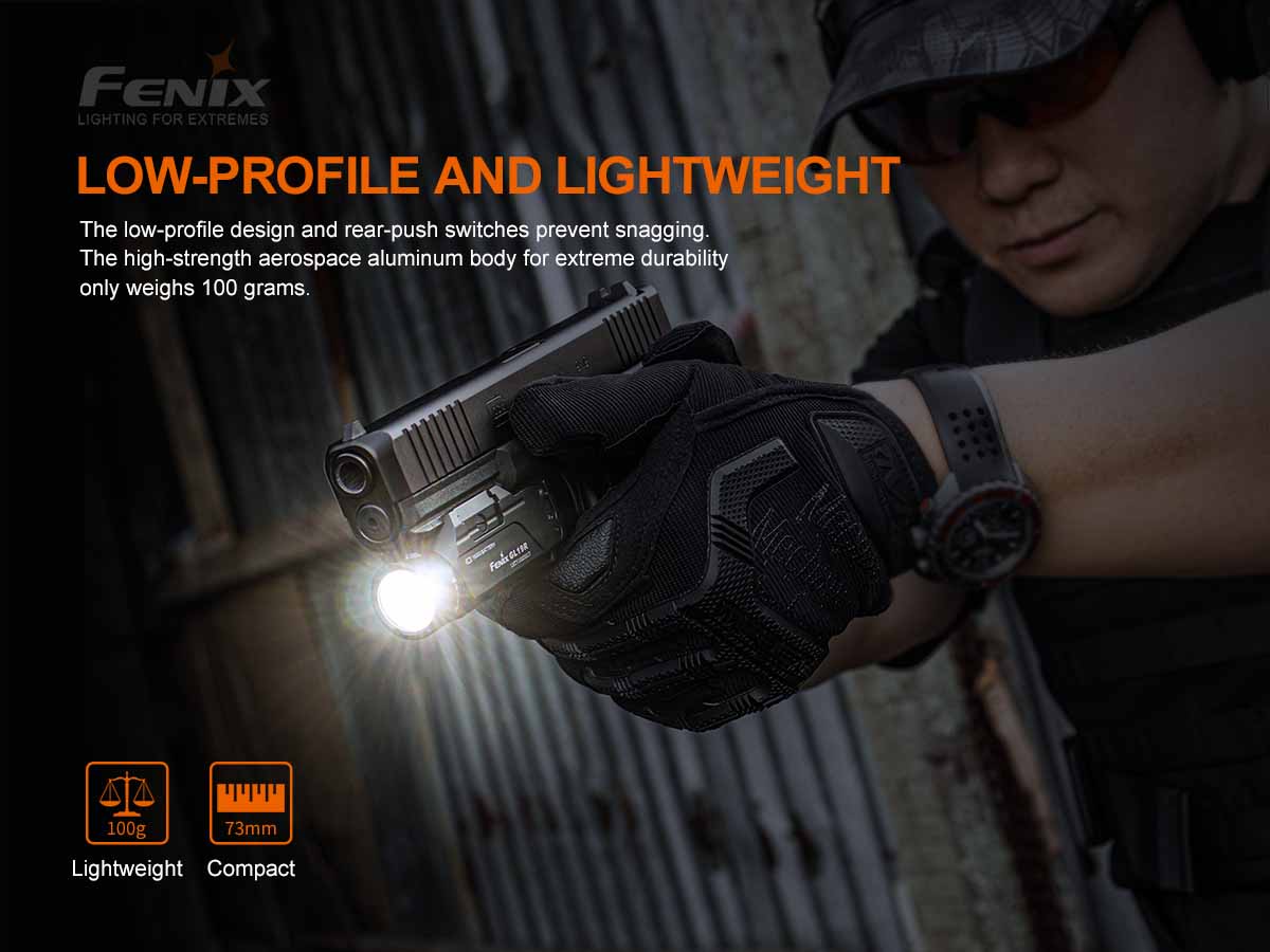 fenix gl19r rechargeable weapon light low profile