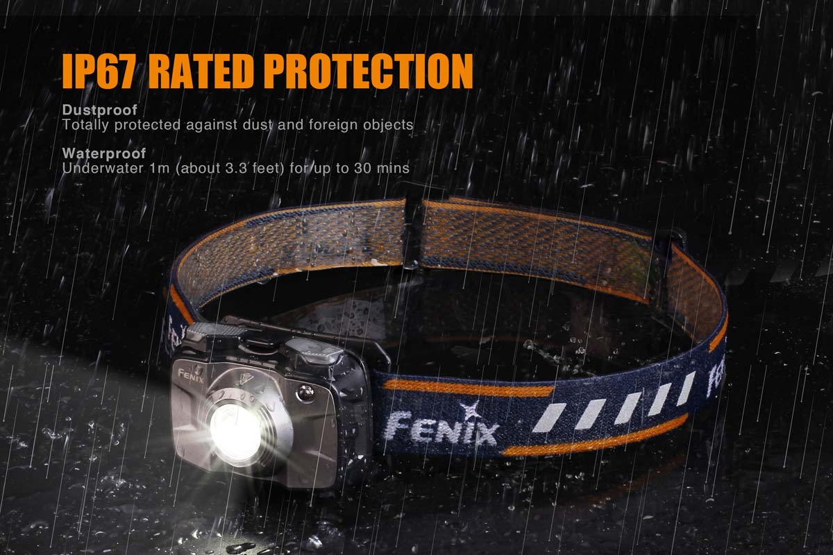 fenix hl30 headlamp waterproof dust proof