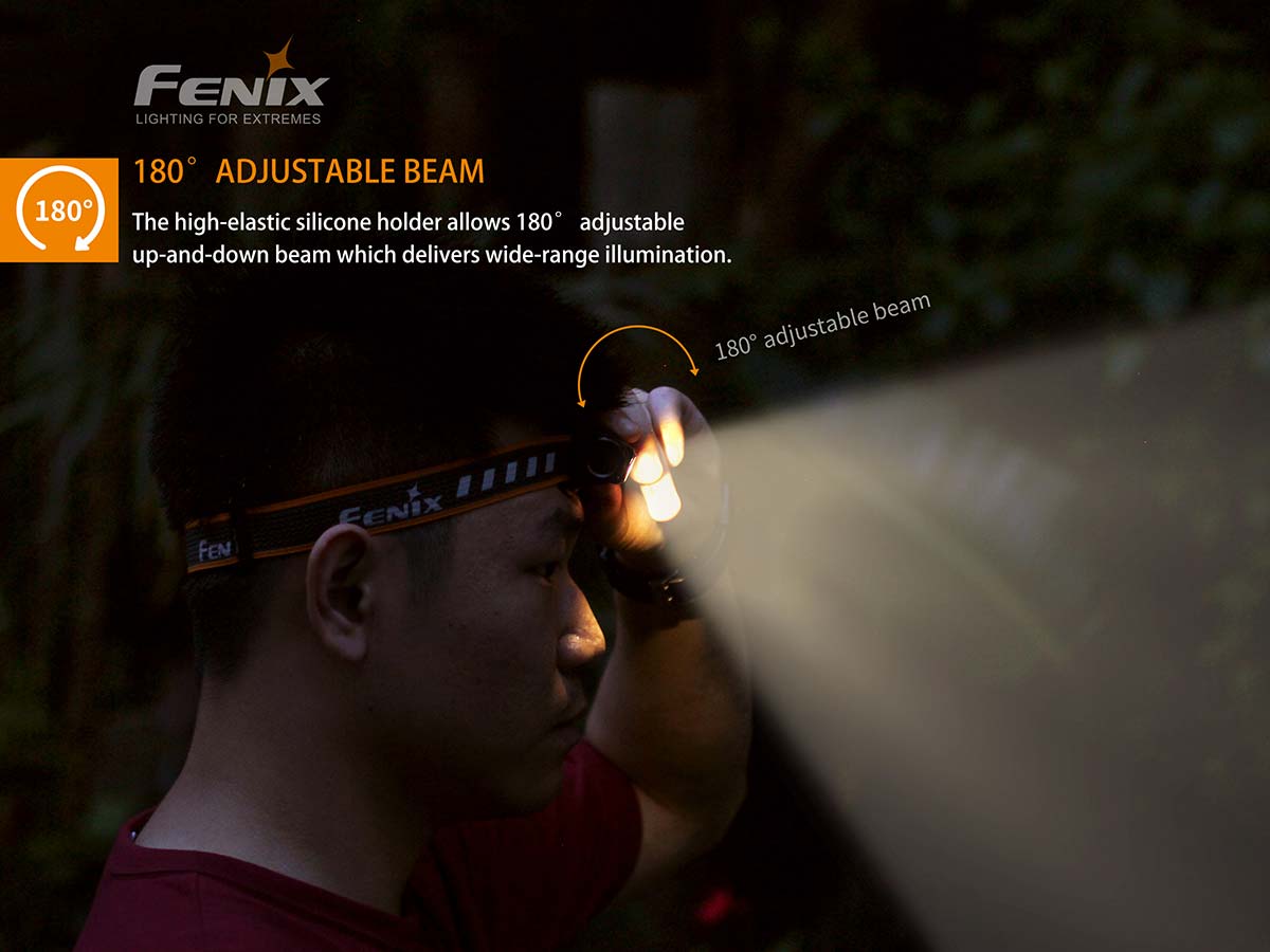 fenix hm23 headlamp adjustable beam