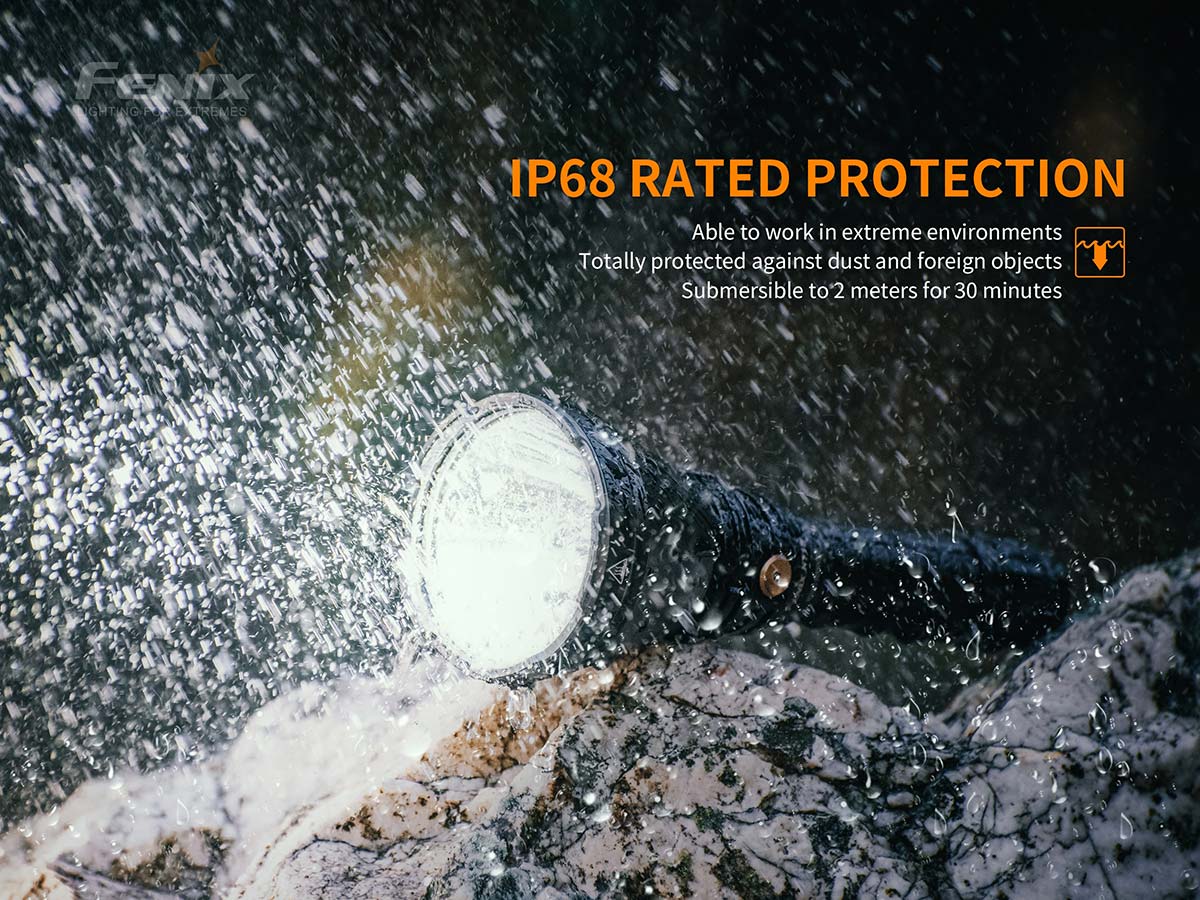 Fenix HT18 Flashlight ip68 waterproof