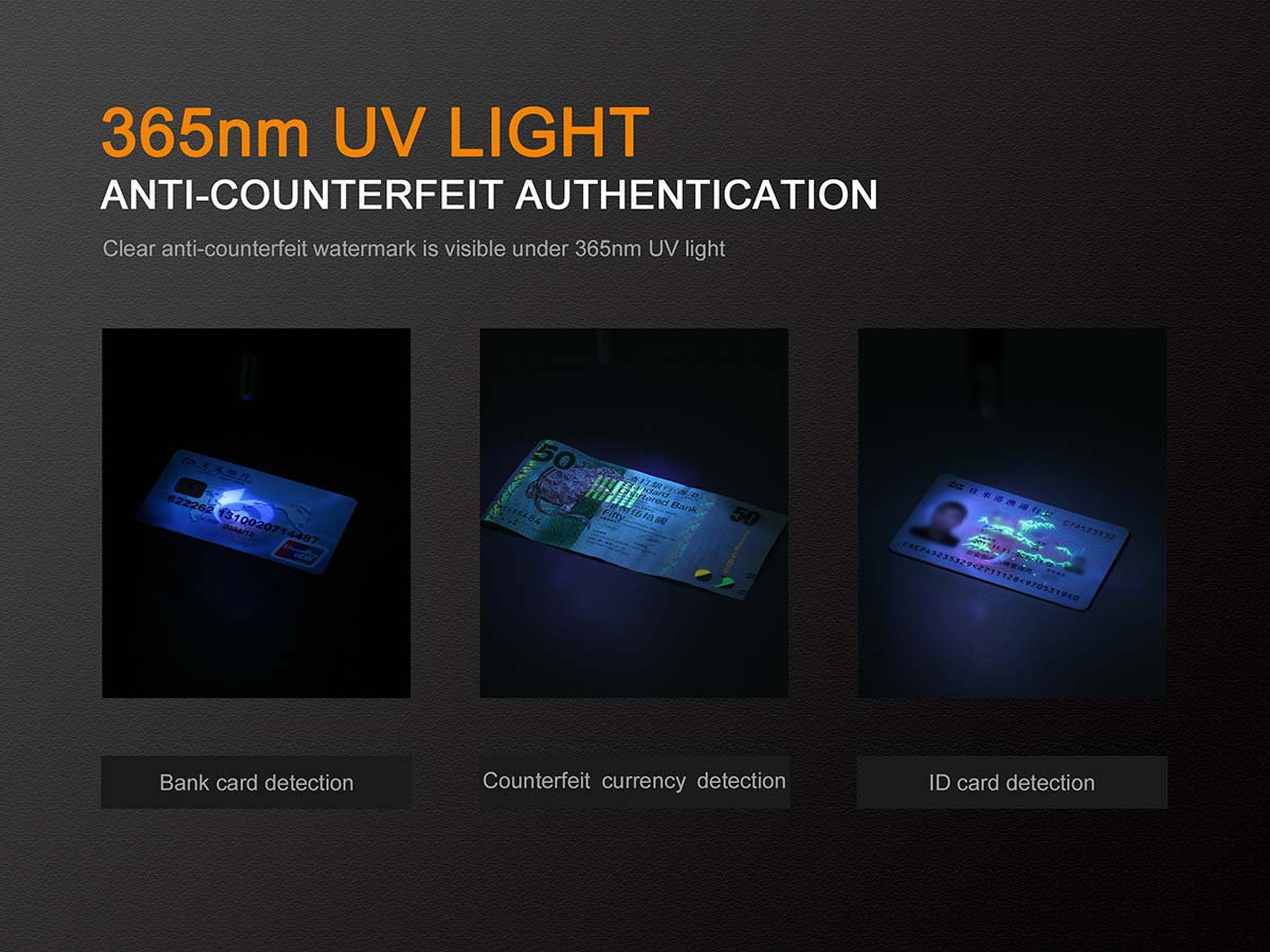 Fenix LD02 V2.0 EDC Penlight UV light