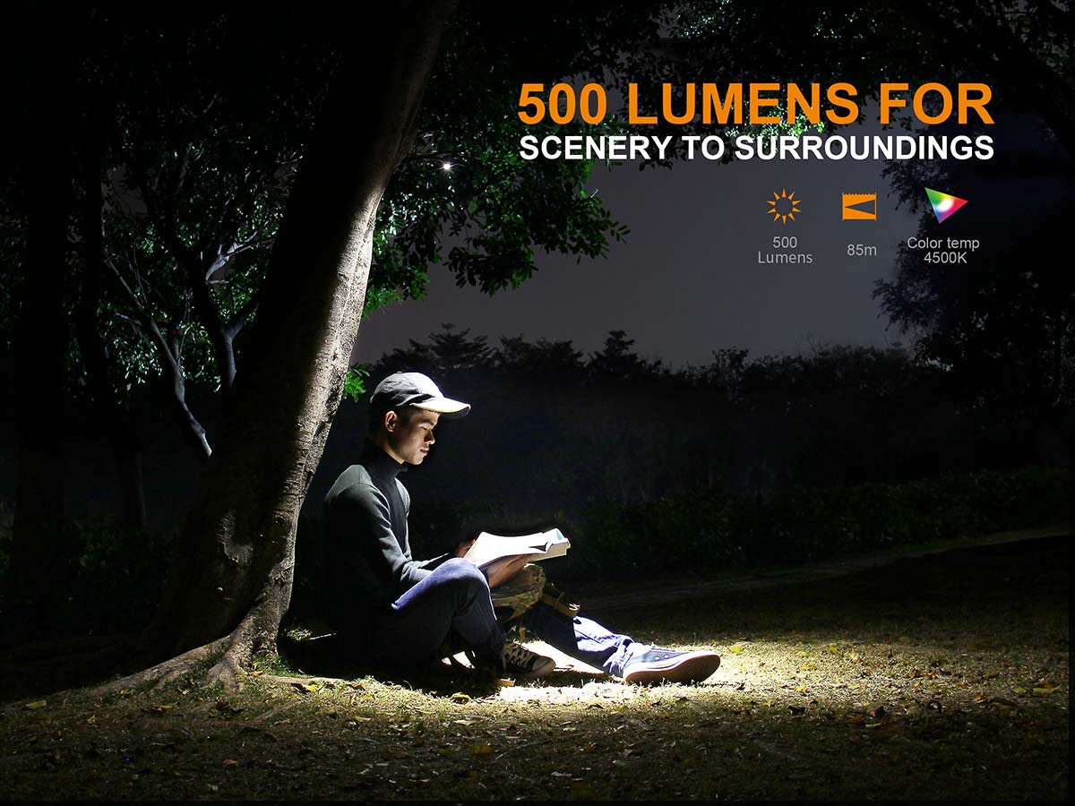 Fenix LD15R USB Rechargeable Right Angle Flashlight - DISCONTINUED