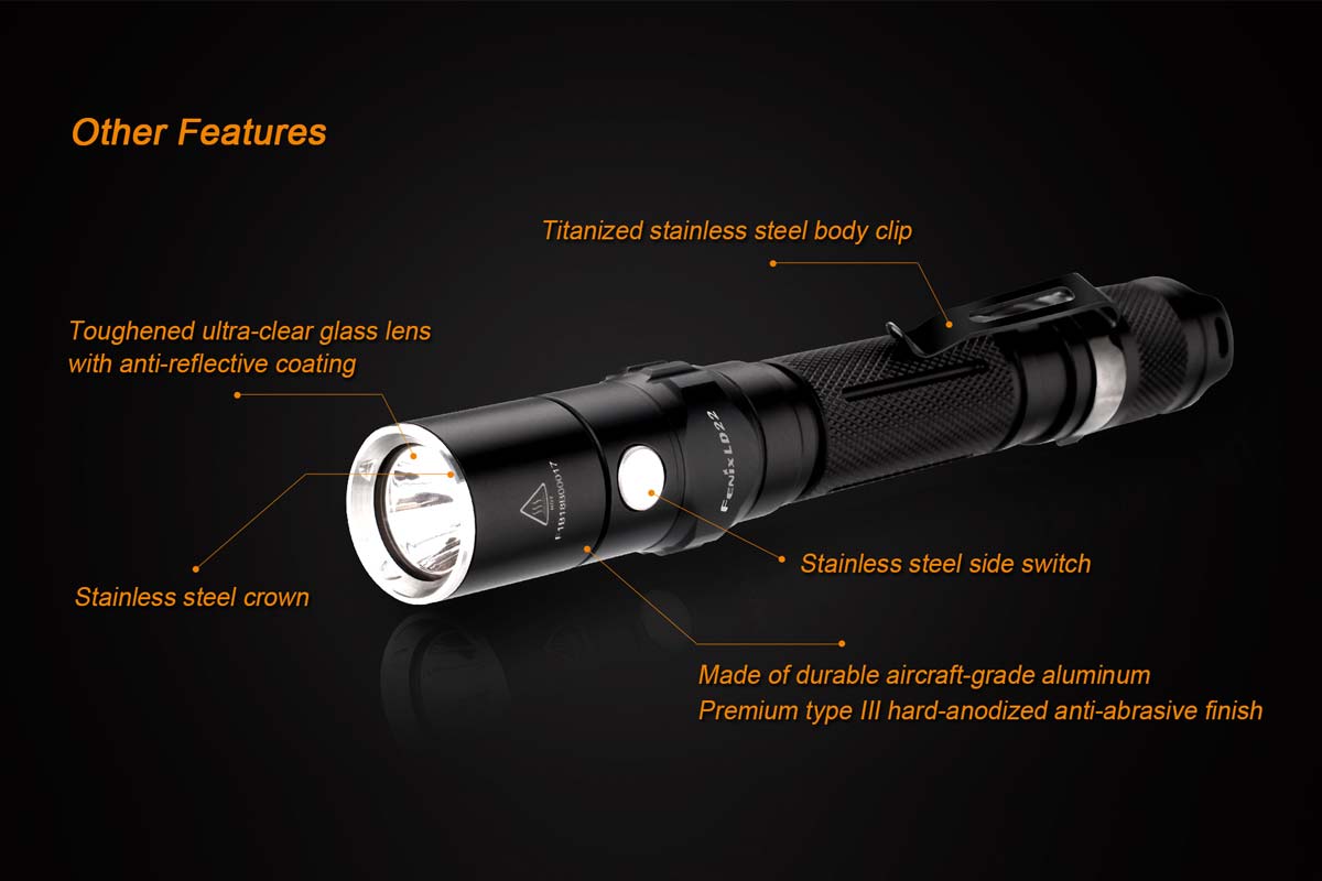 Fenix LD22 Flashlight Features