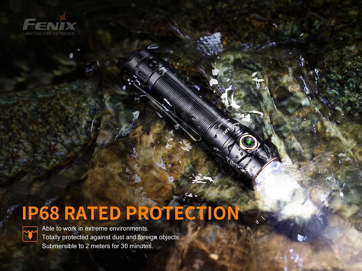 Fenix LD30 flashlight waterproof
