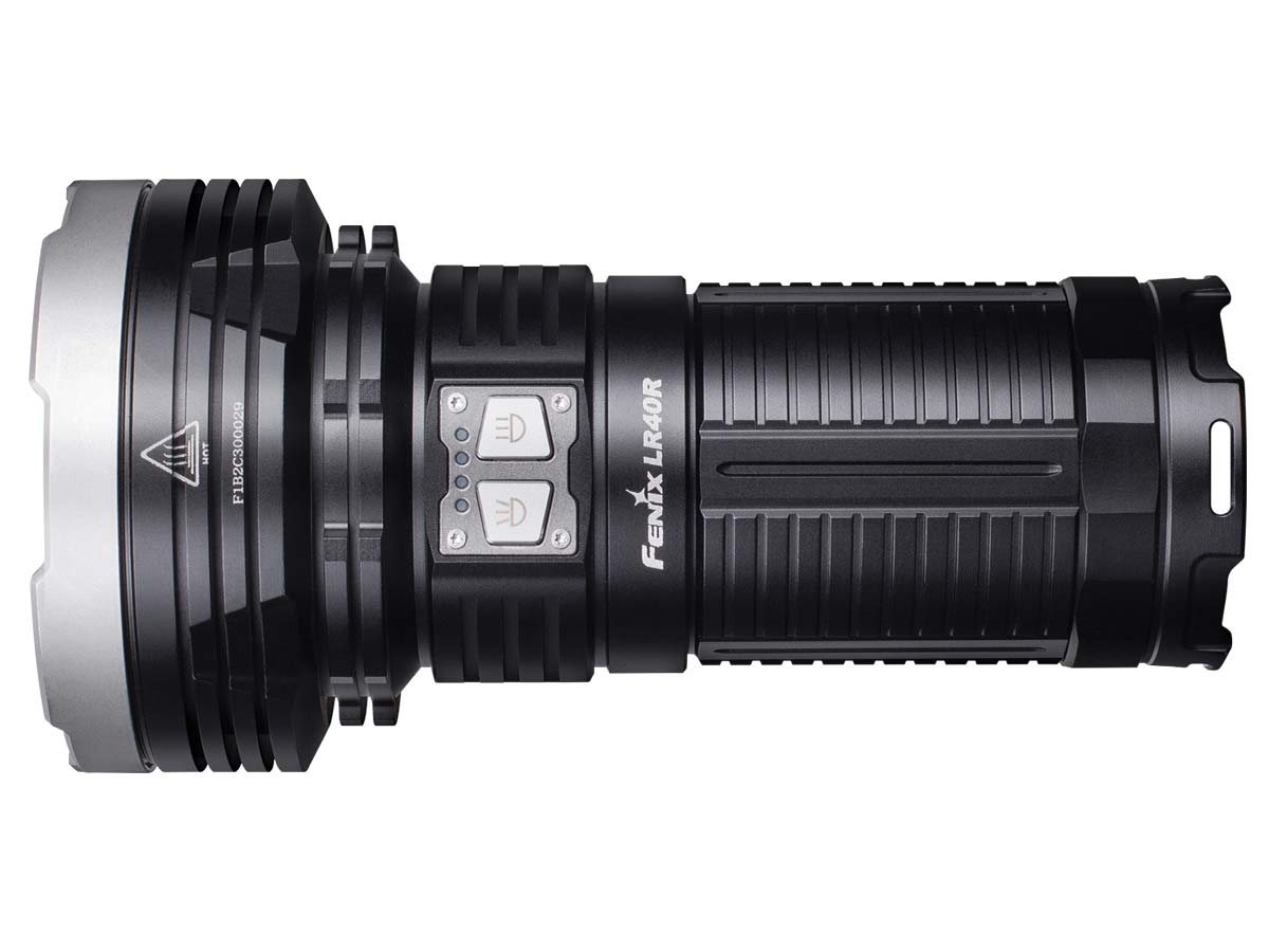 fenix lr40r flashlight side