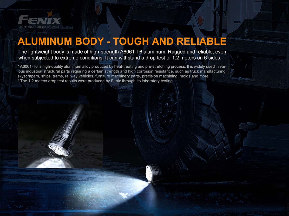 fenix lr50r flashlight impact resistant