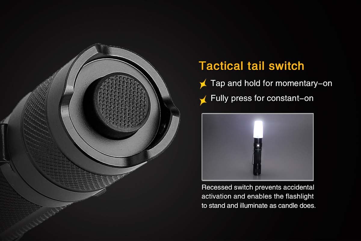 fenix pd32 led flashlight tactical switch