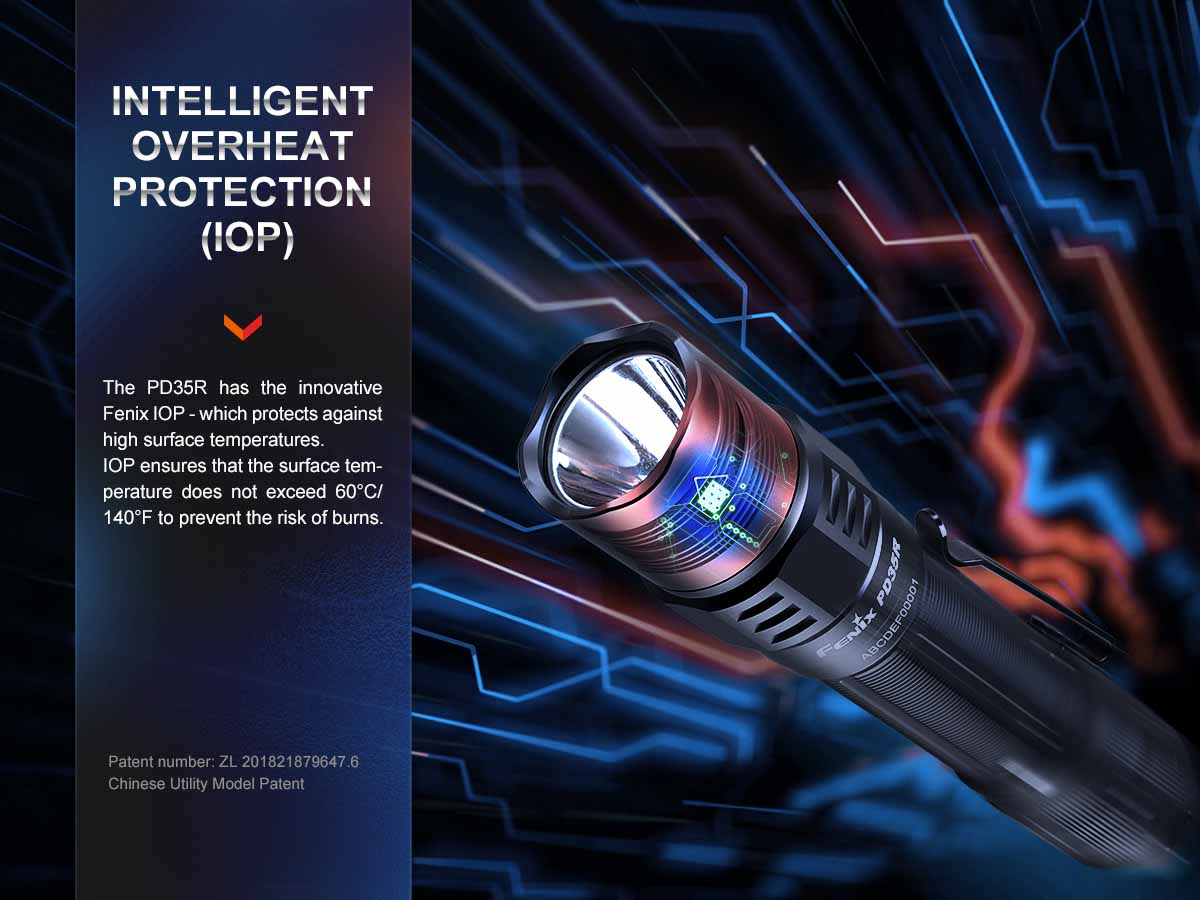 fenix 35 flashlight shu Fenix PD35R Rechargeable Flashlight