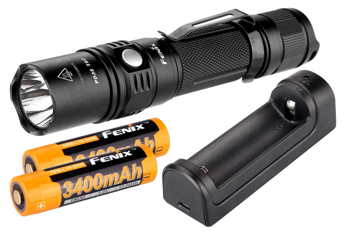PD35TAC Rechargeable Bundle with Single Bay Charger - DISCONTINUED