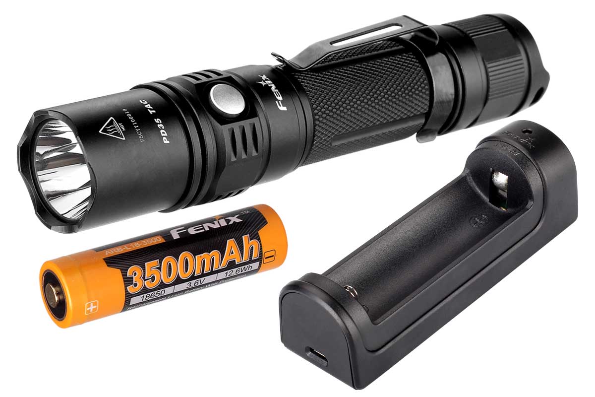 PD35TAC Rechargeable Bundle with Single Bay Charger - DISCONTINUED