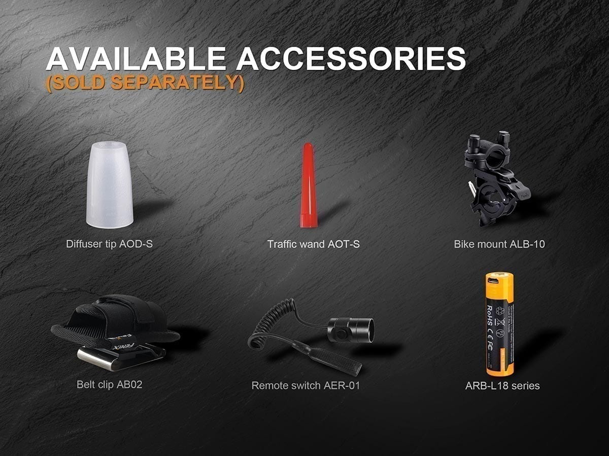 pd35 fenix flashlight accessories