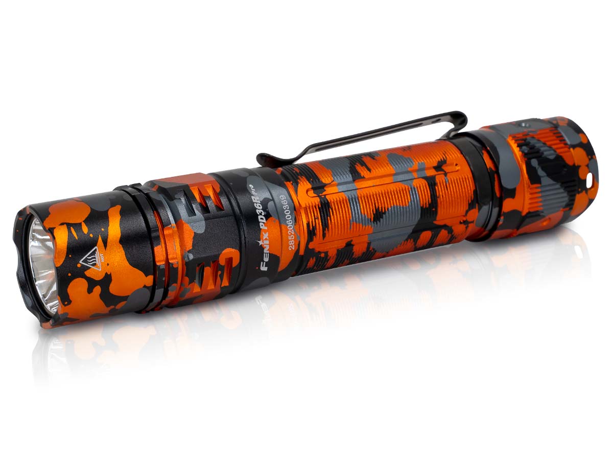 fenix pd36r pro flashlight color magma