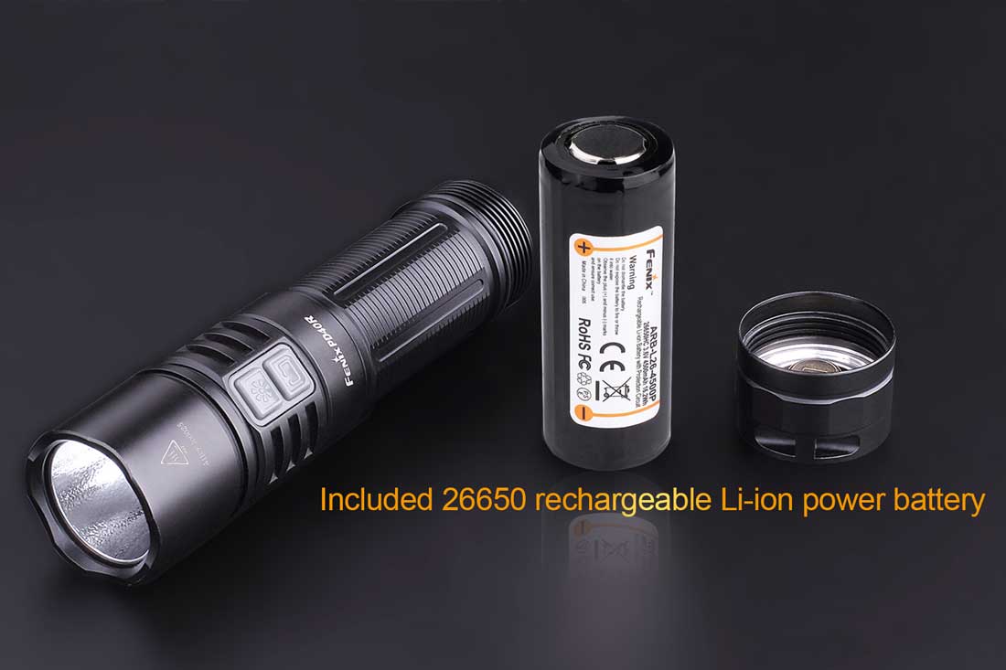 Fenix PD40R Rechargeable Flashlight - DISCONTINUED Fenix PD40R Rechargeable Flashlight - DISCONTINUED