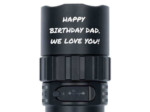 fenix pd40r v3.0 flashlight custom engraved gift