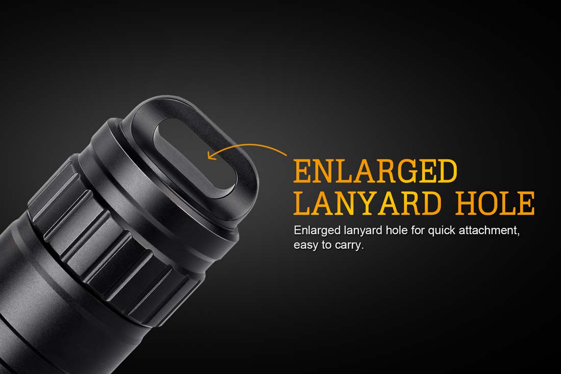 fenix sd20 diving flashlight lanyard hole
