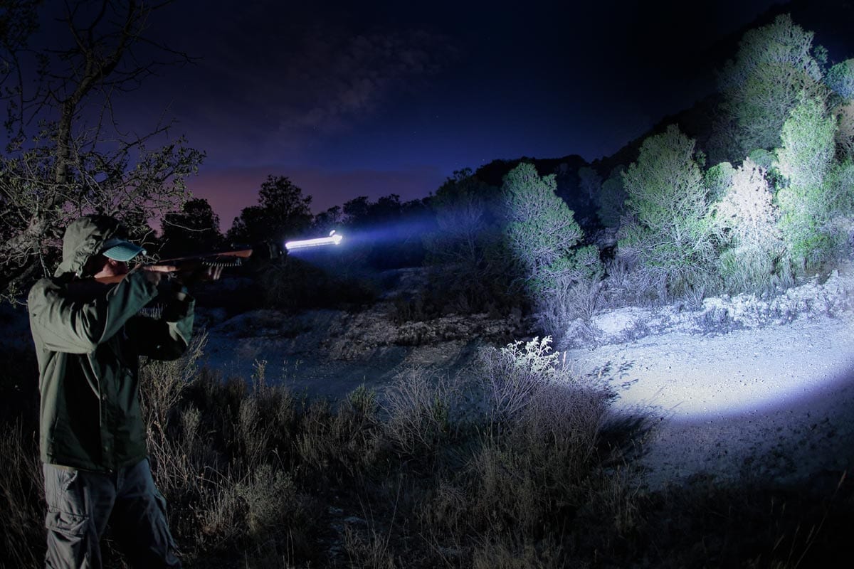 TK16 Tactical Flashlight in Use