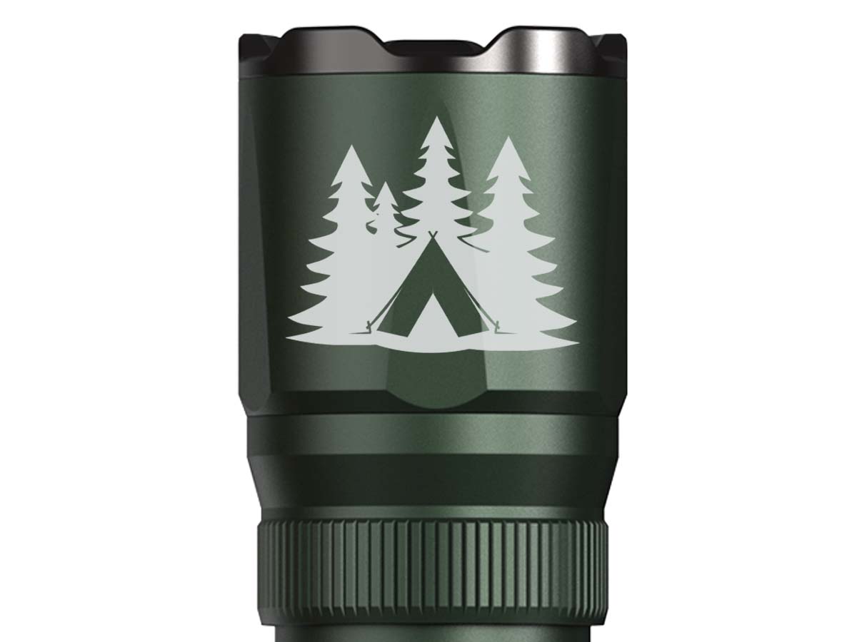 fenix tk20rue rechargeable flashlight personalized engraving