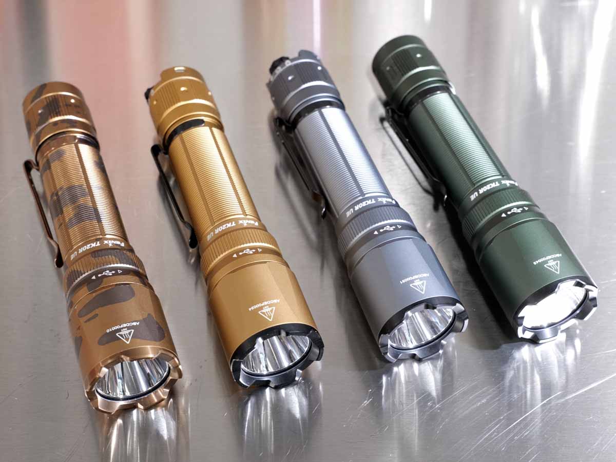 fenix bronze multicam flashlight Fenix TK20R UE Tactical LED Flashlight - 2800 Lumens