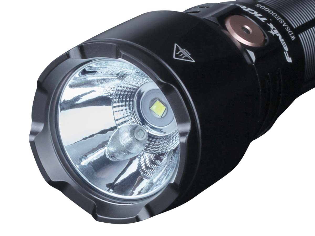 Fenix TK26R Tactical Flashlight led lens