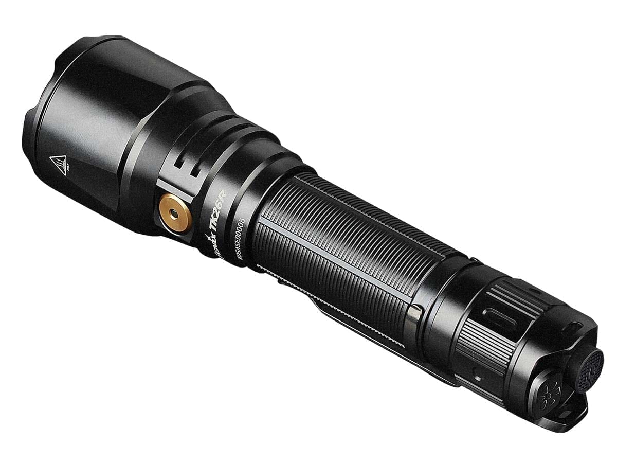 Fenix TK26R Tactical Flashlight tail switch