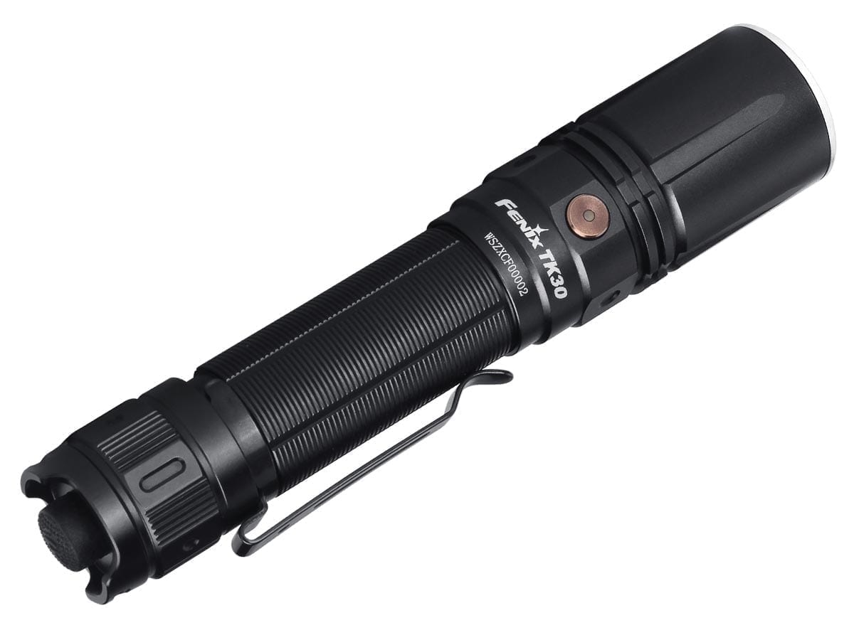 Fenix TK30 white laser flashlight side view