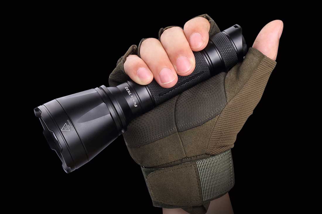 fenix tk32 hunting flashlight color red led green led large size