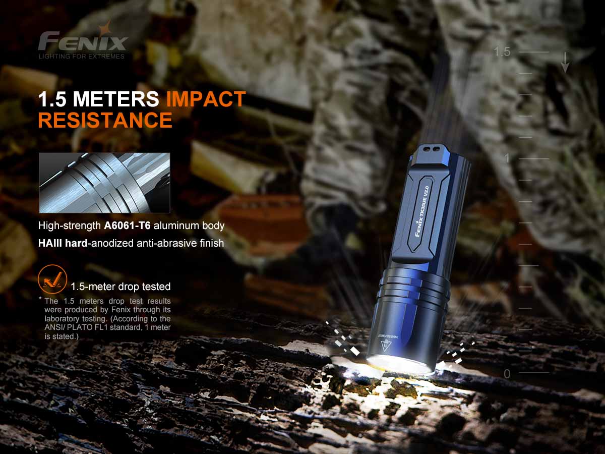 fenix tk35ue flashlight impact resistant