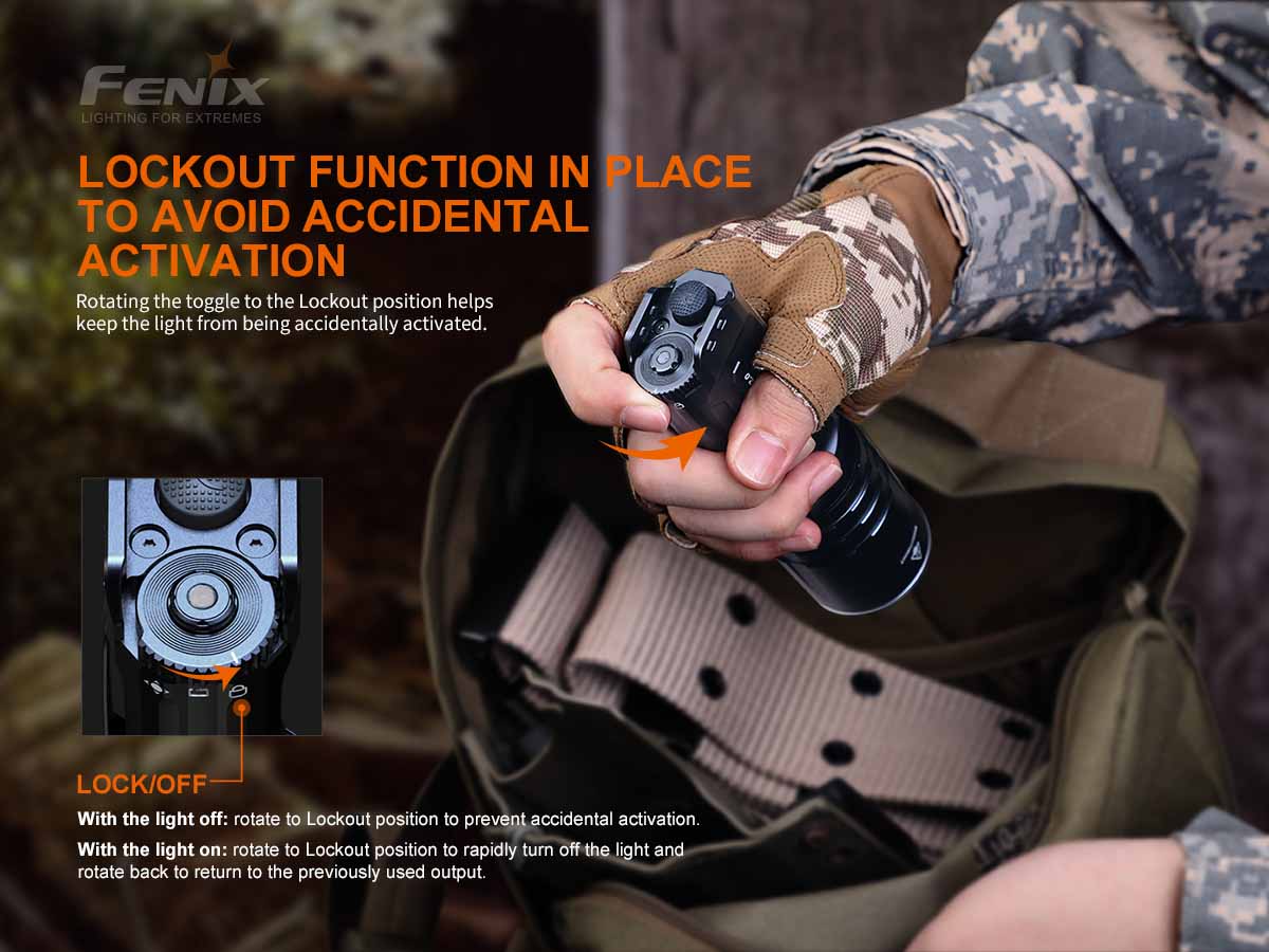 fenix tk35ue flashlight lockout