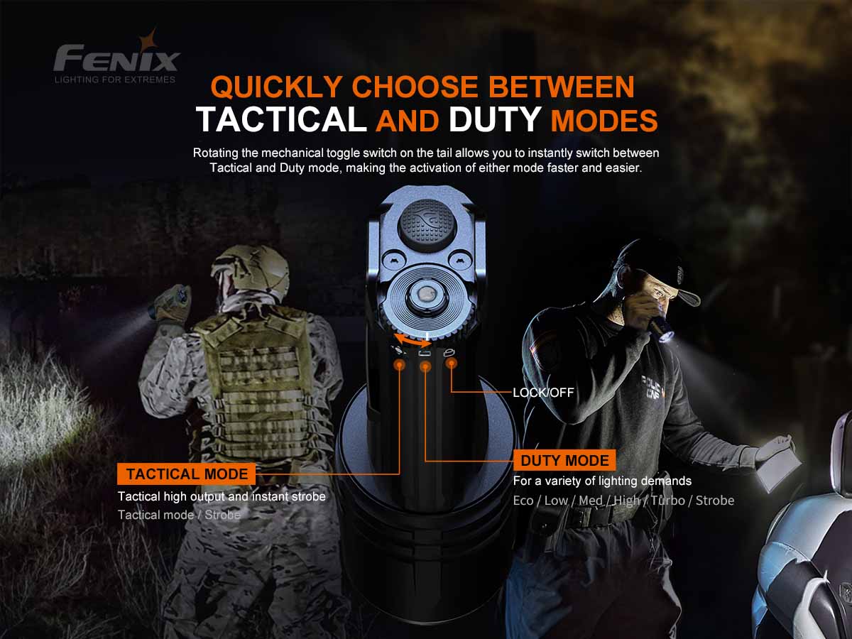 fenix tk35ue flashlight modes