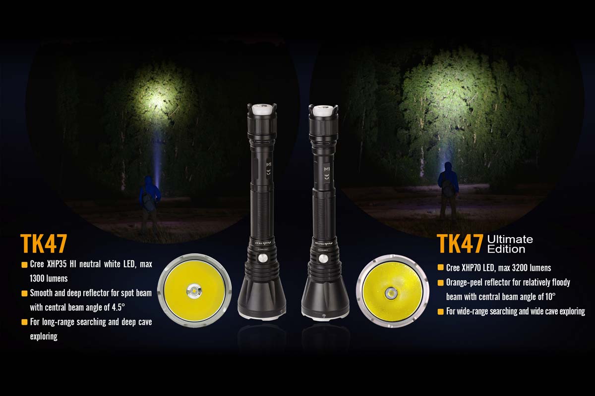 fenix tk47ue flashlight compare tk47