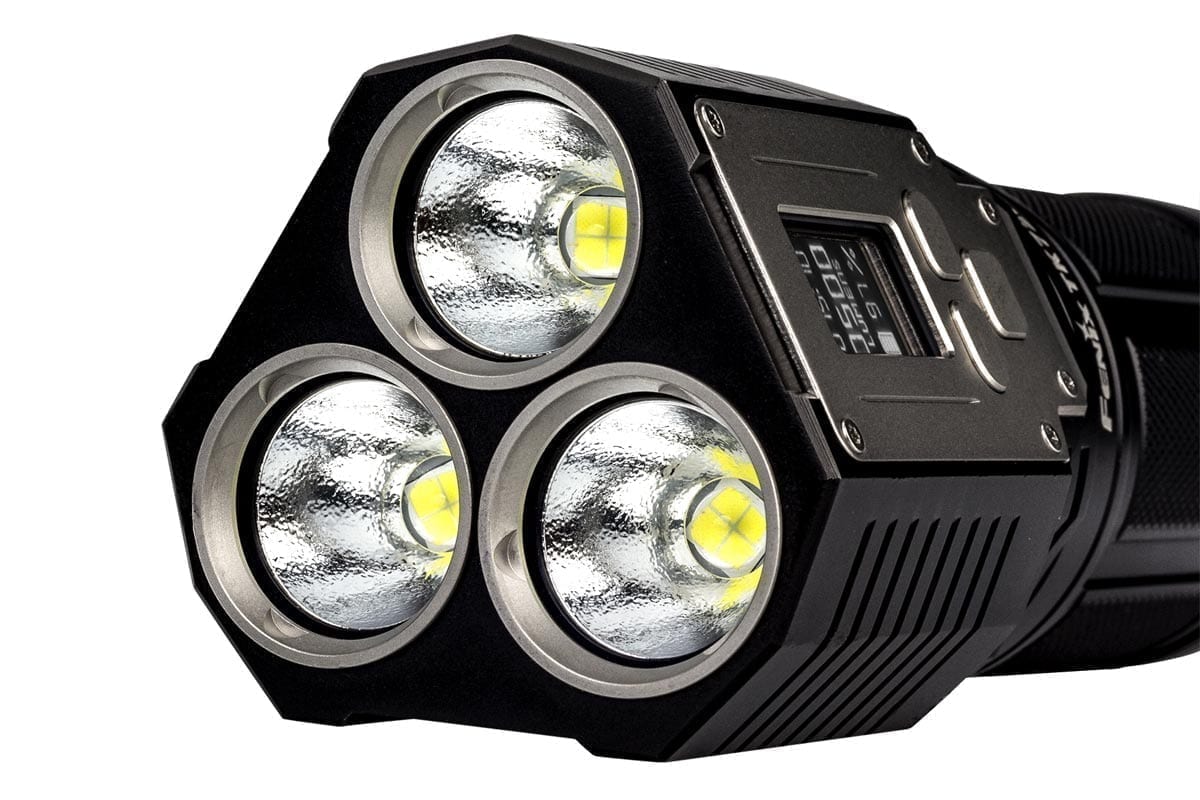 fenix tk72r brightest flashlight led lens