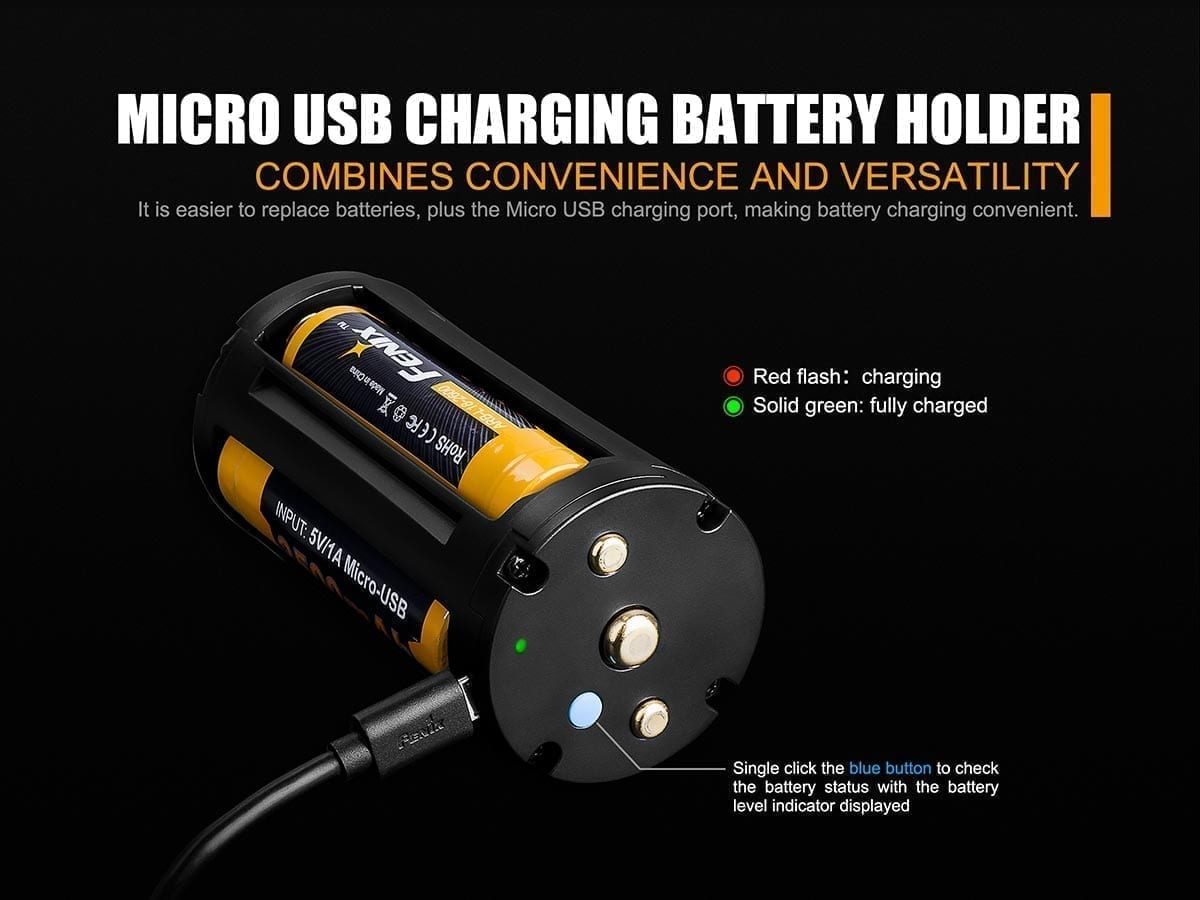 fenix tk75 2018 flashlight usb rechargeable